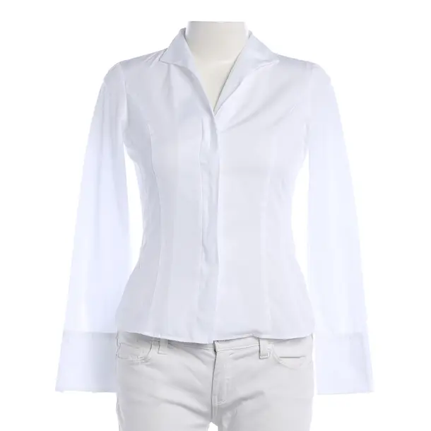 Bluse, in Weiß, Baumwolle, Van Laack