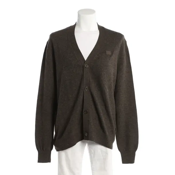 Strickjacke, in Braun, Wolle, Acne Studios