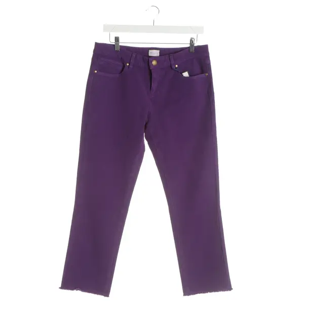 Straight Fit Jeans, in Purple, Cotton, Seductive