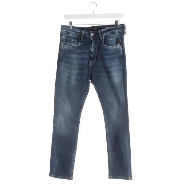 Straight Fit Jeans, in Blue, Cotton, Elias Rumelis