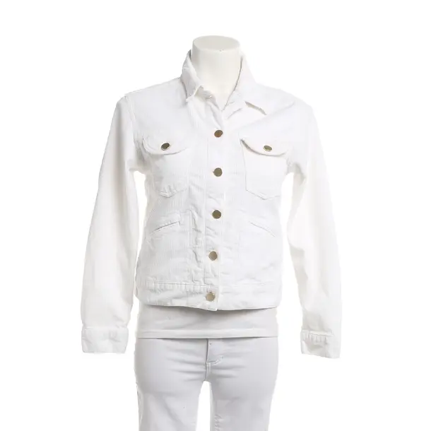 Summer Jacket, in White, Cotton, Rich & Royal