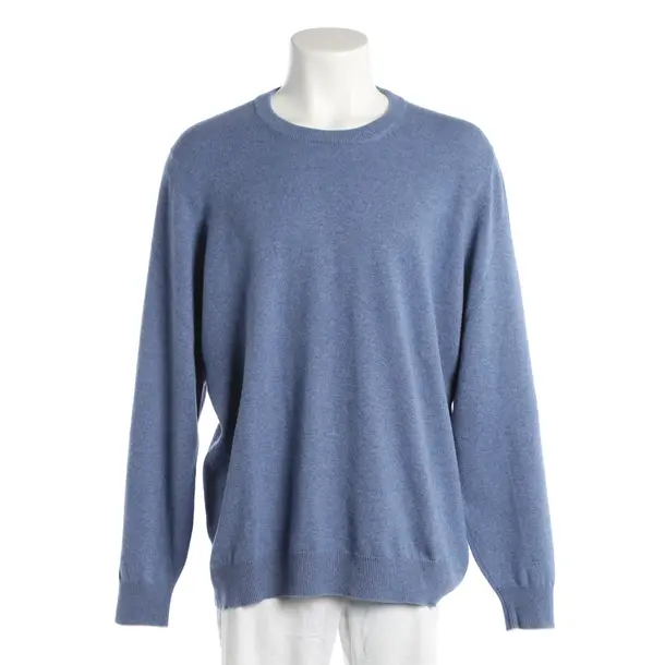 Pullover, in Blau, Kaschmir, Brunello Cucinelli