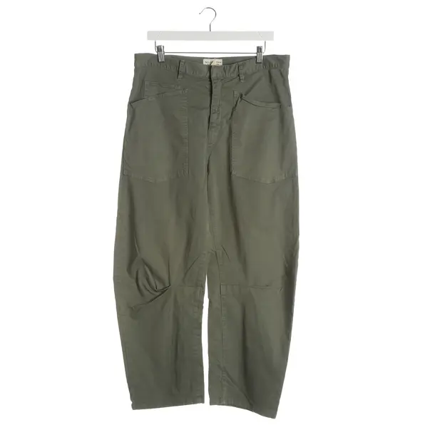 Pants, in Green, Cotton, Nili Lotan