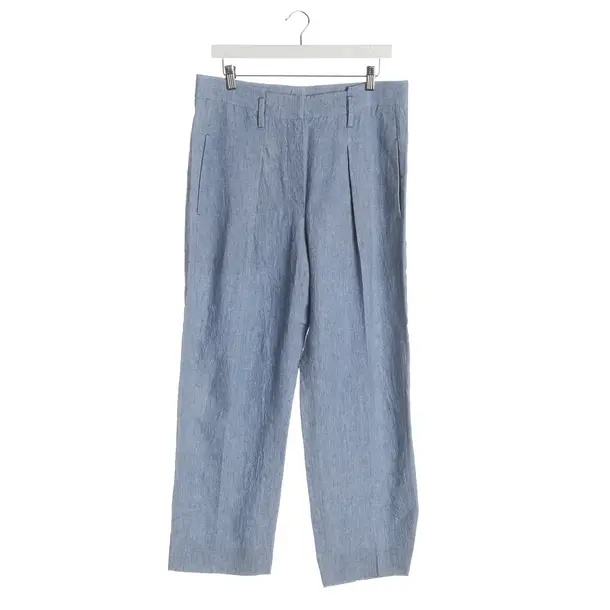 Pants, in Light Blue, Linen, Brunello Cucinelli