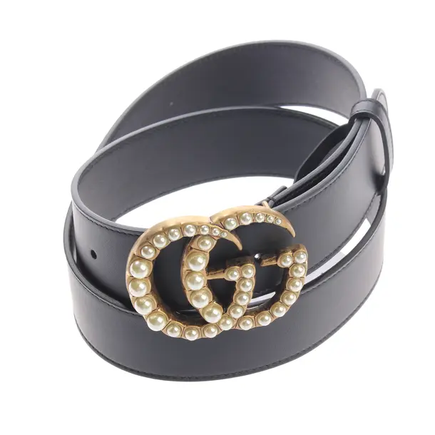 Gürtel, in Schwarz, Leder, Gucci