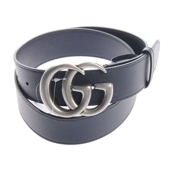 Gürtel, in Navy, Leder, Gucci