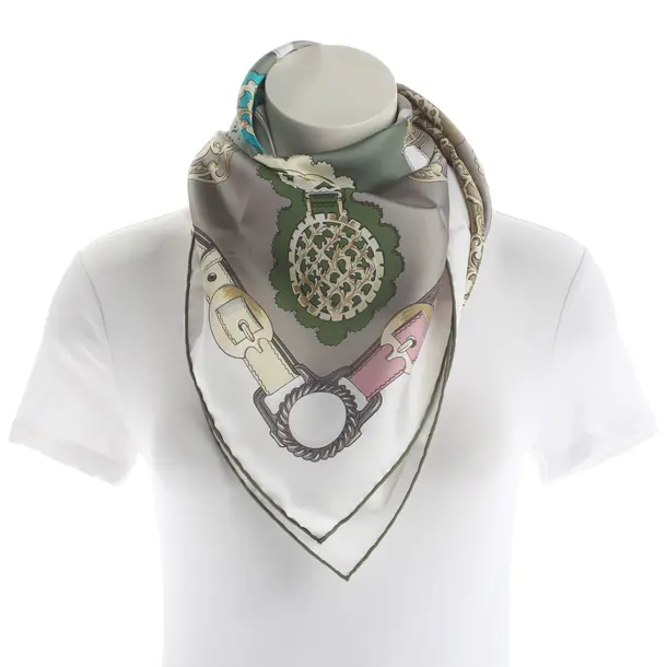 Shawl, in Multicolored, Silk, Hermès