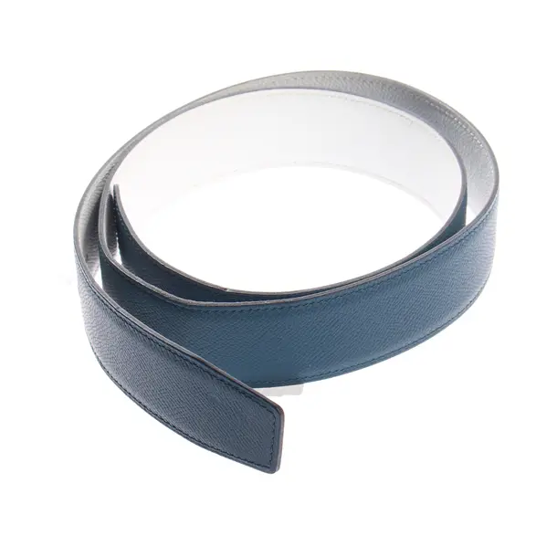 Gürtel, in Navy, Leder, Hermès