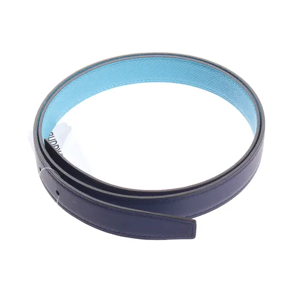 Belt, in Navy, Leather, Hermès