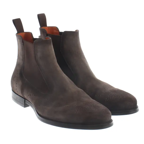 Chelsea Boots, in Braun, Santoni