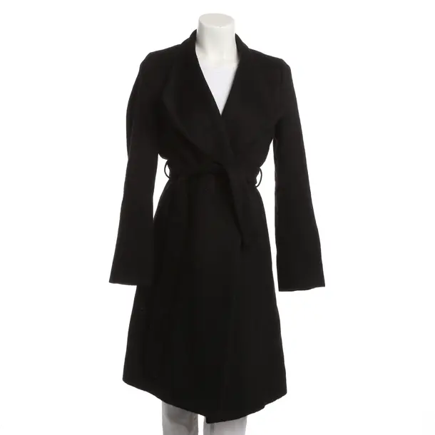 Cappotto mezza stagione, in Nero, Lana, Hugo Boss Etichetta Rossa