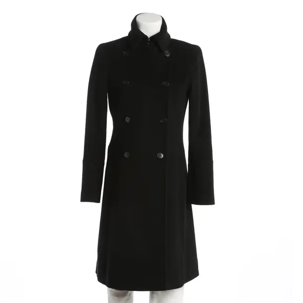 Mid-Season Coat, in Black, Wool, Theory