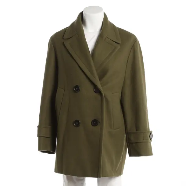 Übergangsmantel, in Grün, Wolle, Windsor