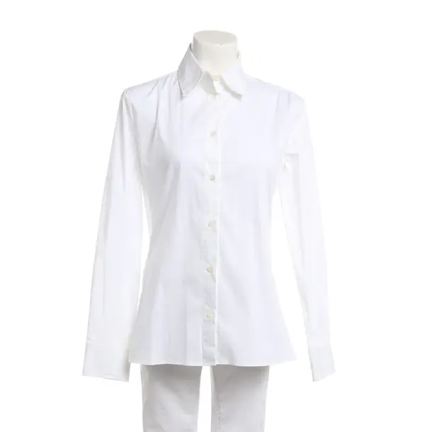 Bluse, in Weiß, Baumwolle, Armani Collezioni