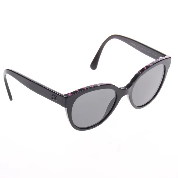 Occhiali da sole, in Nero, Plastica, Chanel