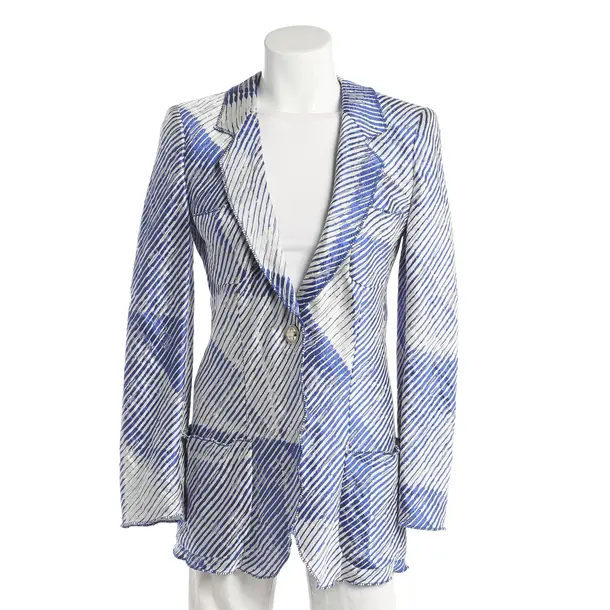 Blazer, in Navy, Viscose, Giorgio Armani