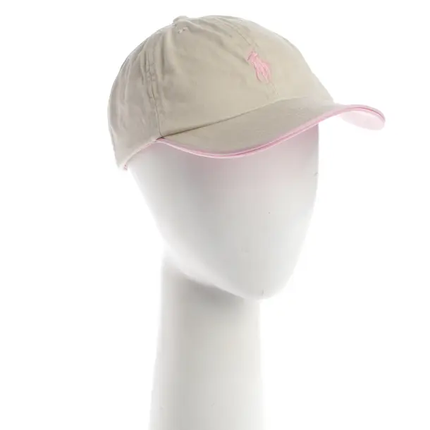 Cap, in Beige, Cotton, Polo Ralph Lauren