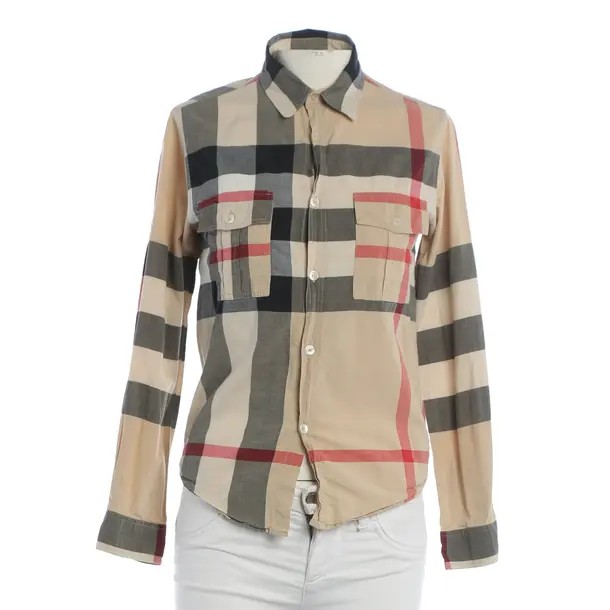 Bluse, in Mehrfarbig, Baumwolle, Burberry