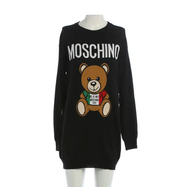 Dress, in Black, Wool, Moschino