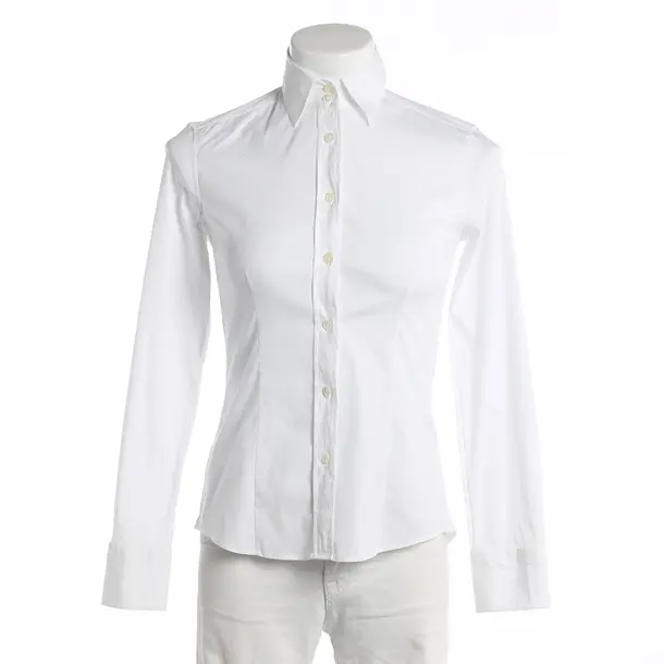 Camicetta, in Bianco, Cotone, Calibano