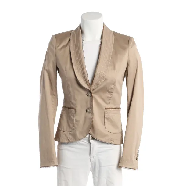 Blazer, in Beige, Cotton, Hugo Boss Orange