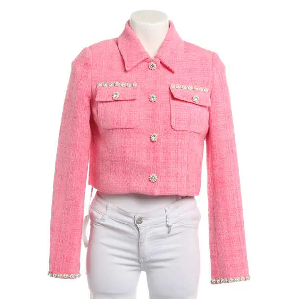 Blazer, in Pink, Polyester, self-portrait