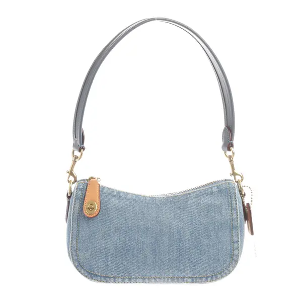Shoulder Bag, in Blue, Cotton, Coach