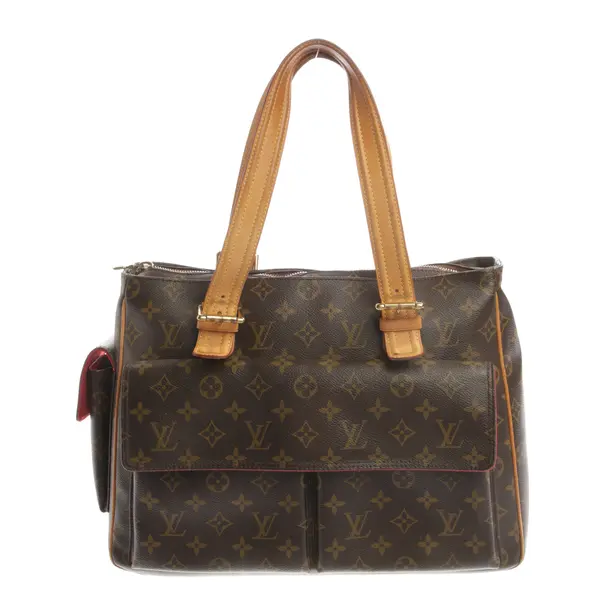 Schultertasche, in Braun, Canvas, Louis Vuitton