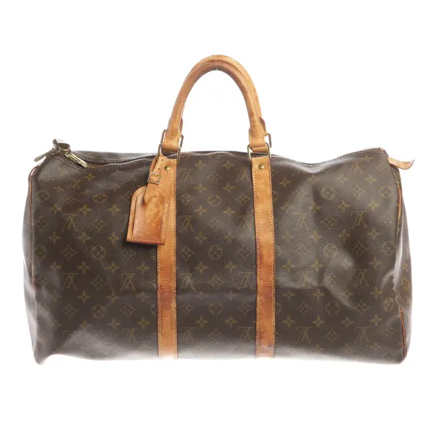 Weekender, in Marrone, Tela, Louis Vuitton