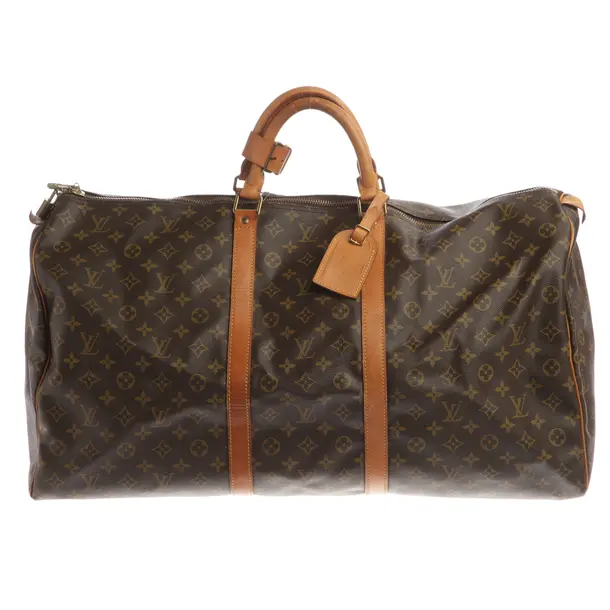 Weekender Bag, in Brown, Canvas, Louis Vuitton