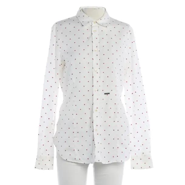 Bluse, in Weiß, Baumwolle, Dsquared