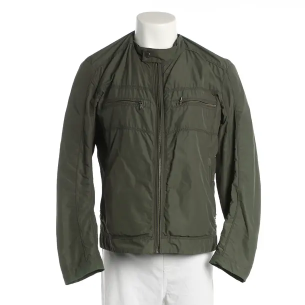 Giacca mezza stagione, in Verde, Cotone, Hugo Boss Etichetta Nera