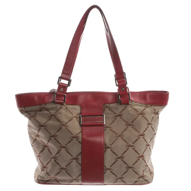 Shoulder Bag, in Brown, Cotton, Longchamp