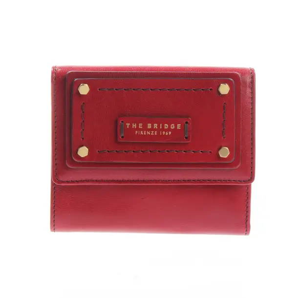 Geldbörse, in Rot, Leder, The Bridge