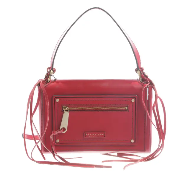 Handtasche, in Rot, Leder, The Bridge