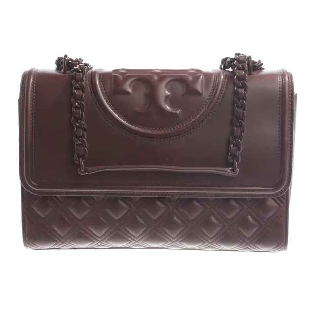 Schultertasche, in Bordeaux, Leder, Tory Burch