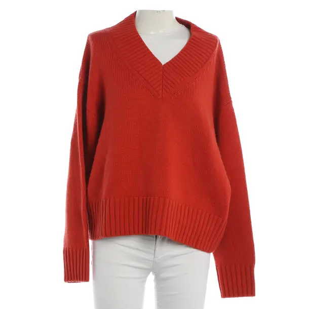 Jumper, in Dark Orange, Wool, Joseph