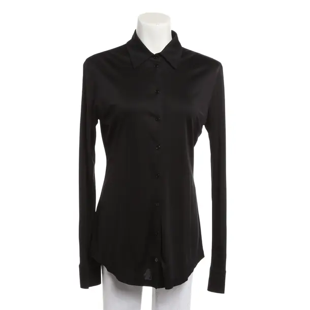 Bluse, in Schwarz, Acetat, Hugo Boss Black Label