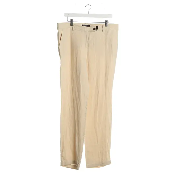 Pants, in Beige, Linen, Marc Cain