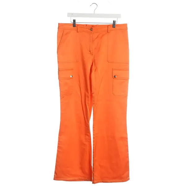 Pants, in Neon Orange, Cotton, Escada