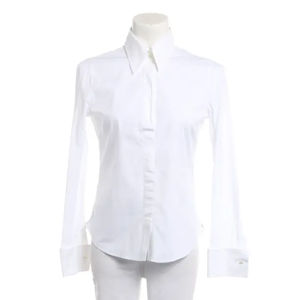 Bluse, in Weiß, Baumwolle, Armani Collezioni