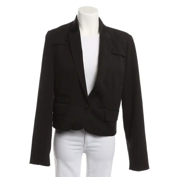 Blazer, in Black, Polyester, By Malene Birger