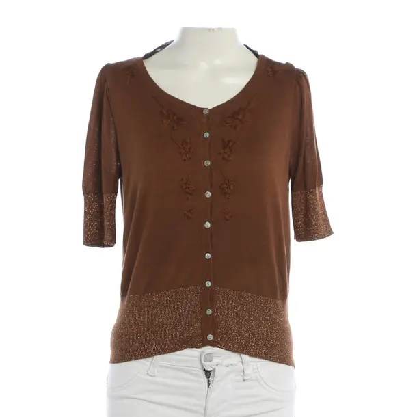 Strickjacke, in Braun, Baumwolle, By Malene Birger