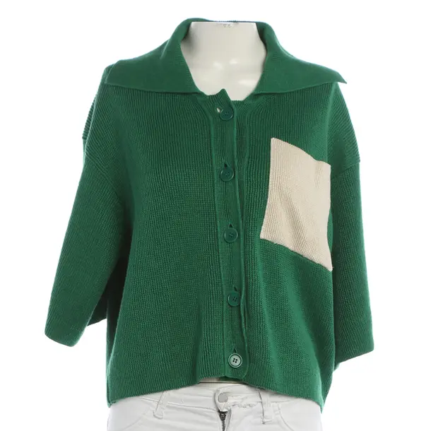 Strickjacke, in Grün, Leinen, Marc O'Polo