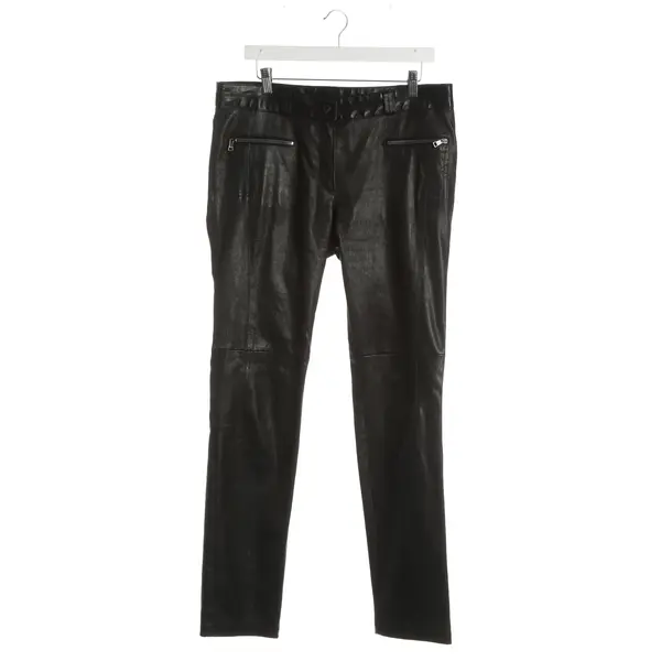 Pants, in Black, Leather, Marc Cain