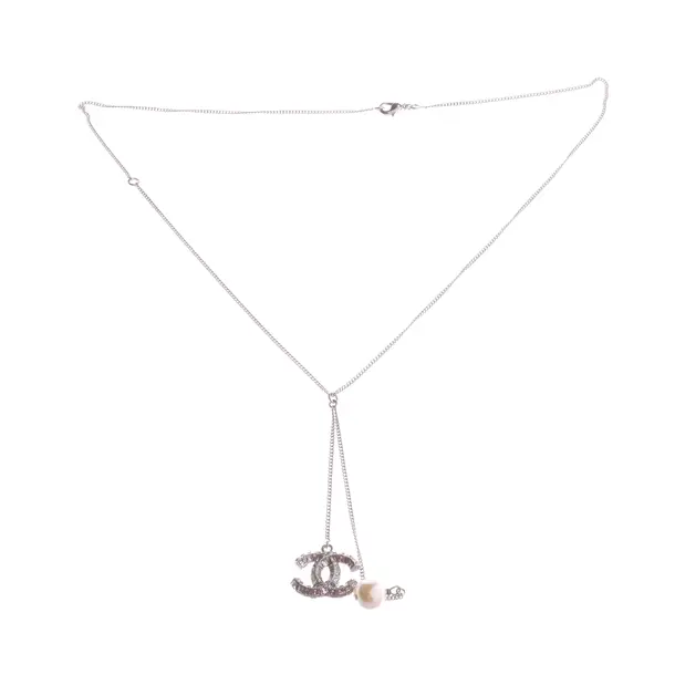 Necklace, in Silver, Metal (metallic, metallized), Chanel