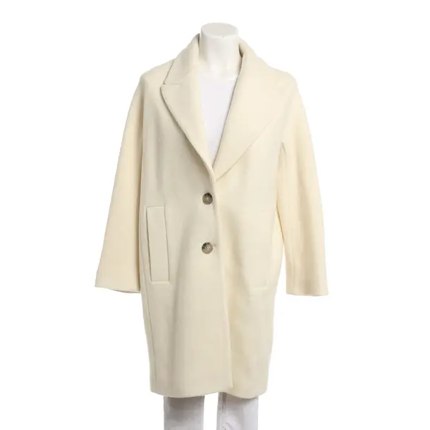 Mid-Season Coat, in Beige, Wool, Peserico
