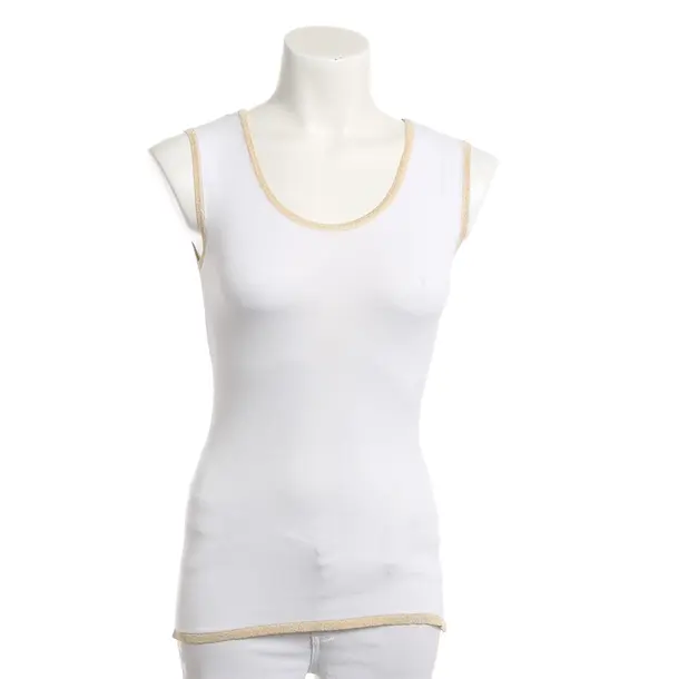 Top, in Weiß, Viskose, Ermanno Scervino