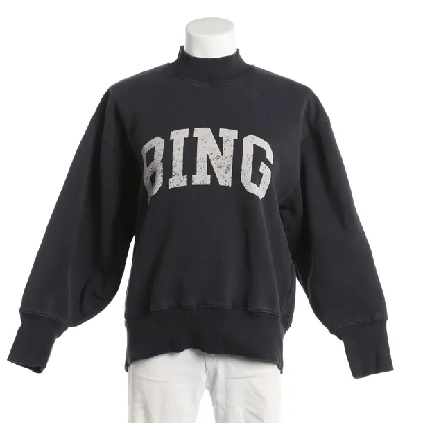 Sweatshirt, in Navy, Cotton, Anine Bing