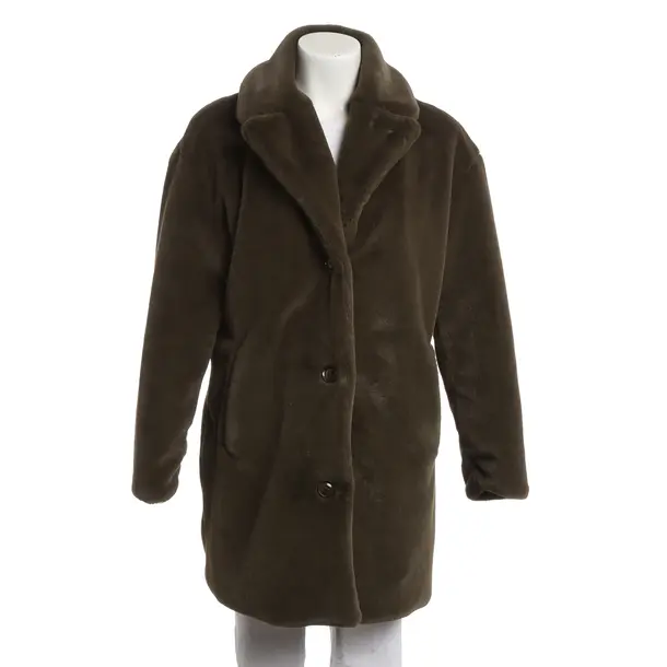 Mid-Season Coat, in Green, Polyester, Mrs & Hugs